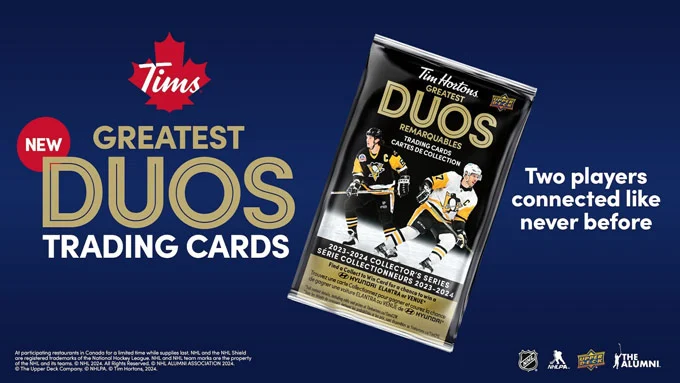 Tim Hortons Greatest Duos Trading Card Set