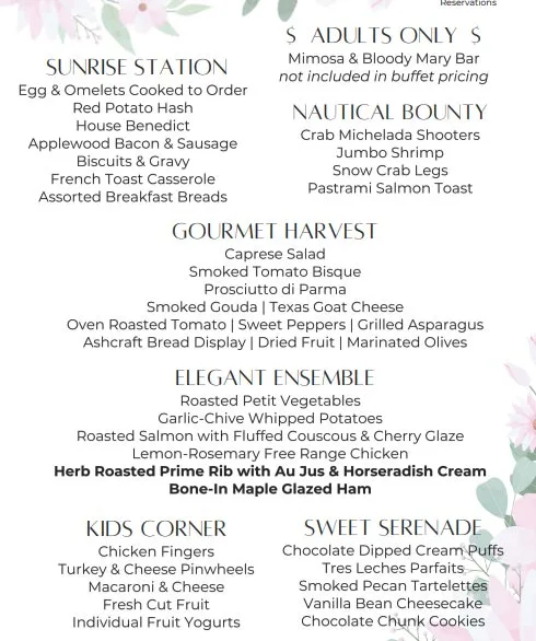 Mother's Day Brunch Houston 2024 Offerings by Local Restaurants