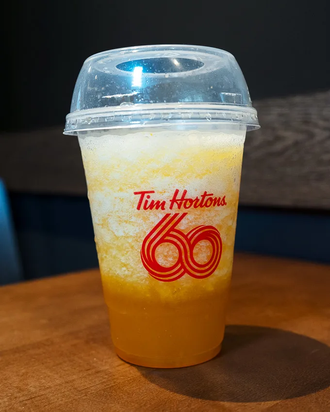 Tim Hortons Mango Frozen Lemonade