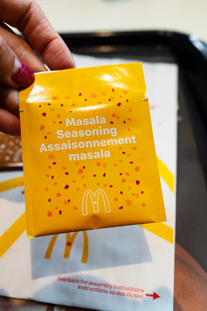 McDonald's McShaker Fries in Canada: Churros & Masala