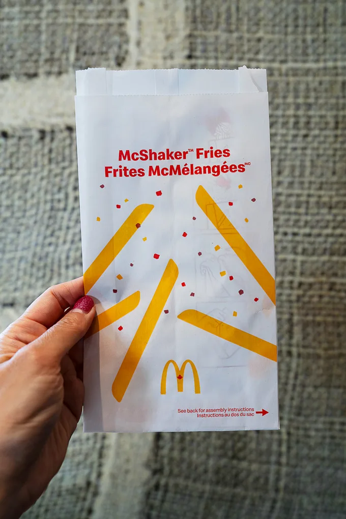 McDonald's McShaker Fries in Canada: Churros & Masala