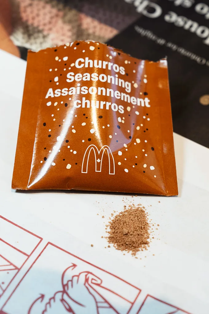 McDonald's McShaker Fries in Canada: Churros & Masala