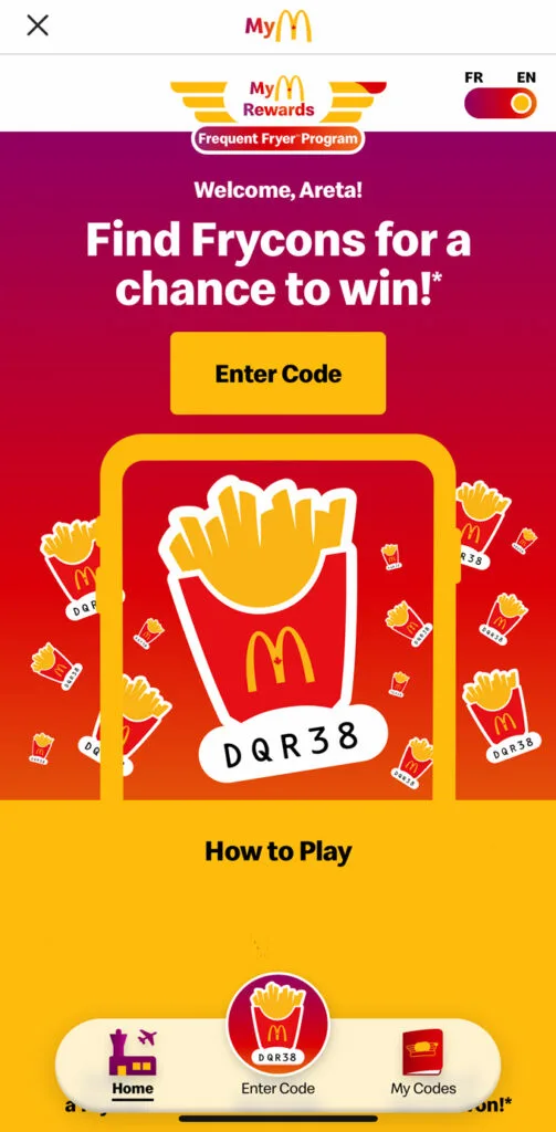 McDonald's Frequent Fryer&nbsp;Program: McShaker Frycons, Prizes