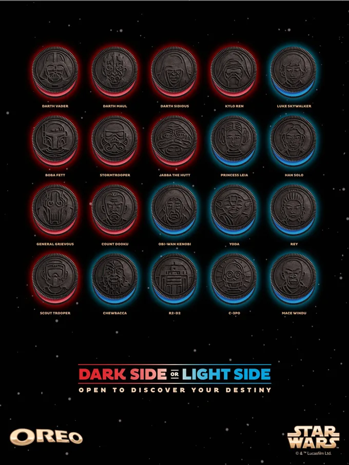 New special edition Star Wars OREO Cookies