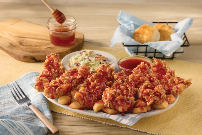 Cracker Barrel NEW Summer Menu: Bee Sting Fried Chicken