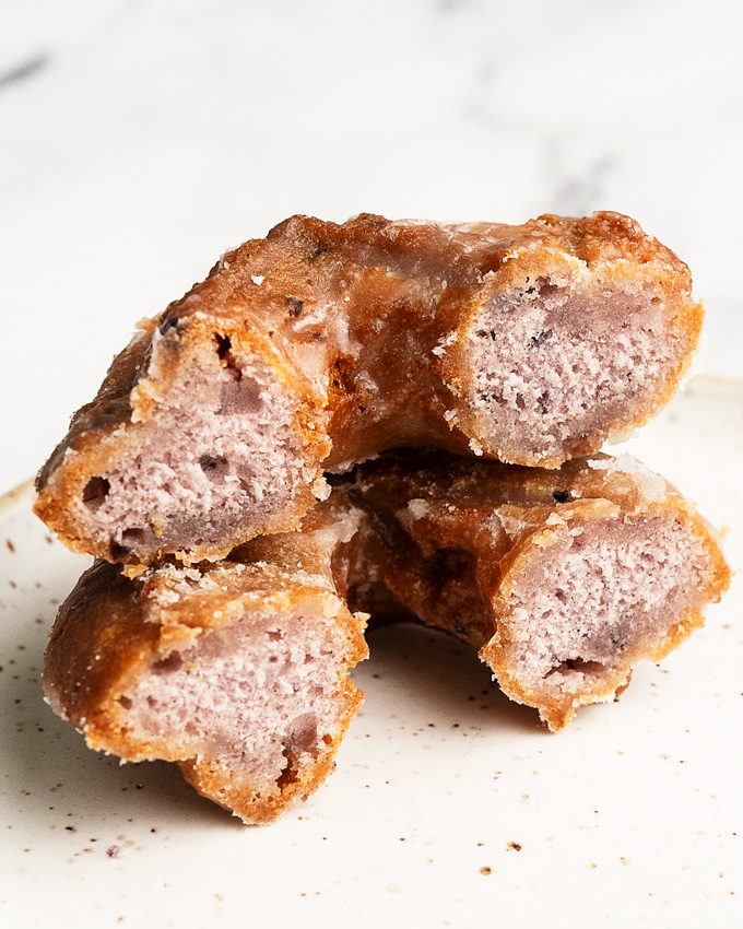 Tim Hortons Blueberry Sour Cream Donut Foodgressing