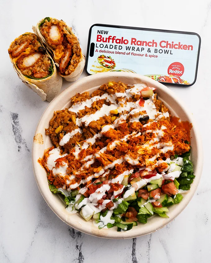 Tim Hortons Buffalo Ranch Chicken Loaded Wraps & Bowl - NEW!