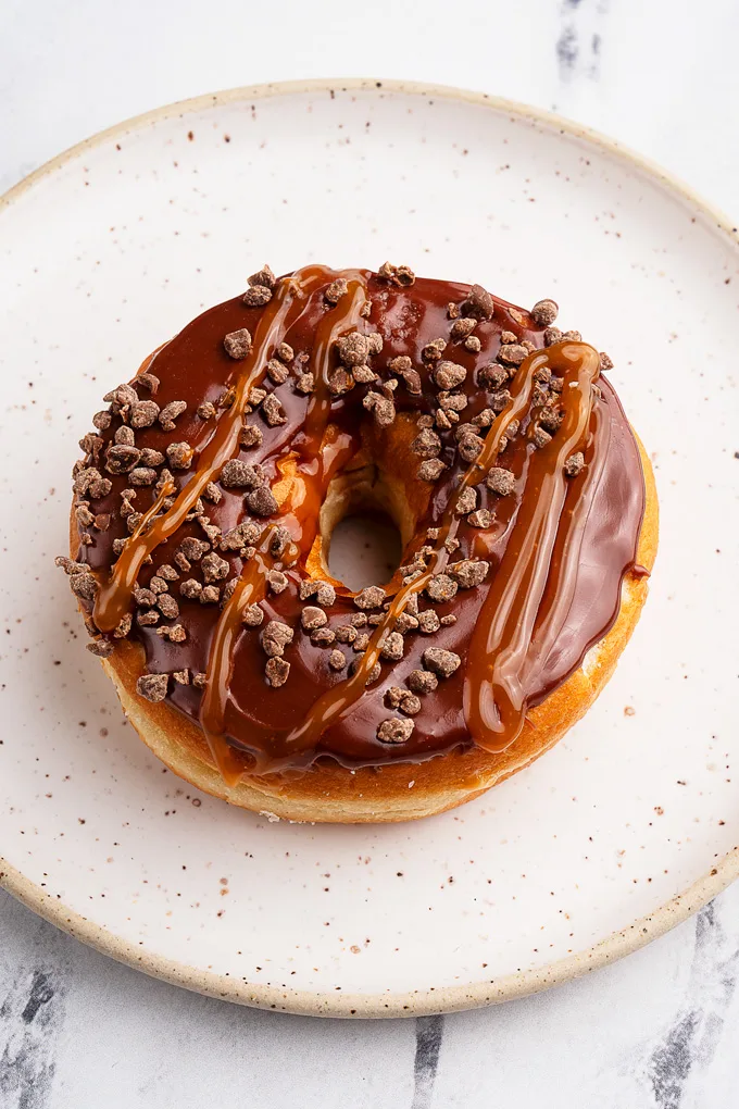 Tim Hortons Caramilk Filled Ring Dream Donut