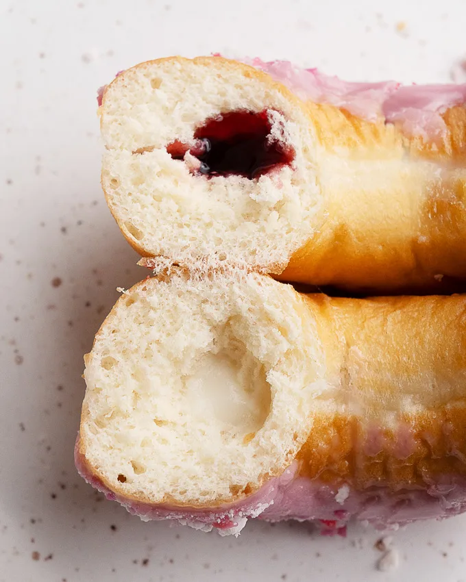 Tim Hortons Wildberry Cheesecake Filled Ring Dream Donut