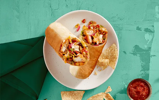 Mucho Burrito NEW Tango, half-fried burrito