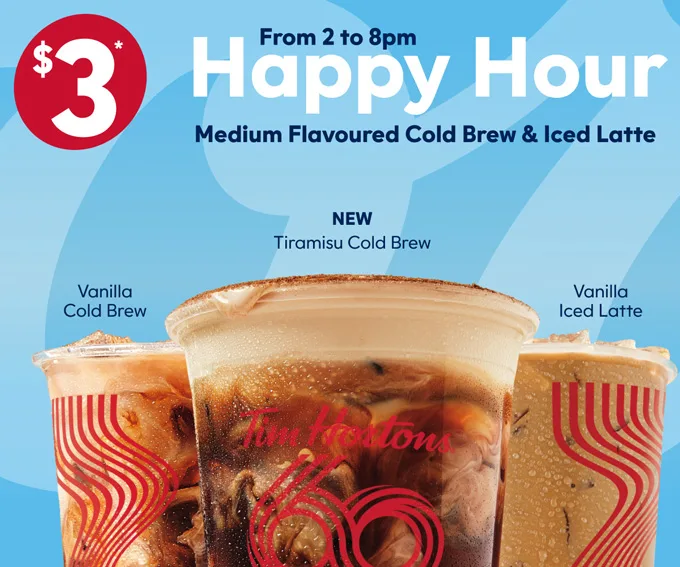 Tim Hortons Happy Hour Deal