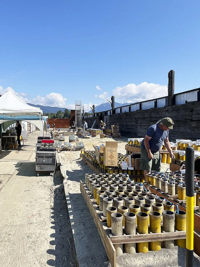 Behind the scenes: Honda Celebration of Light fireworks barge