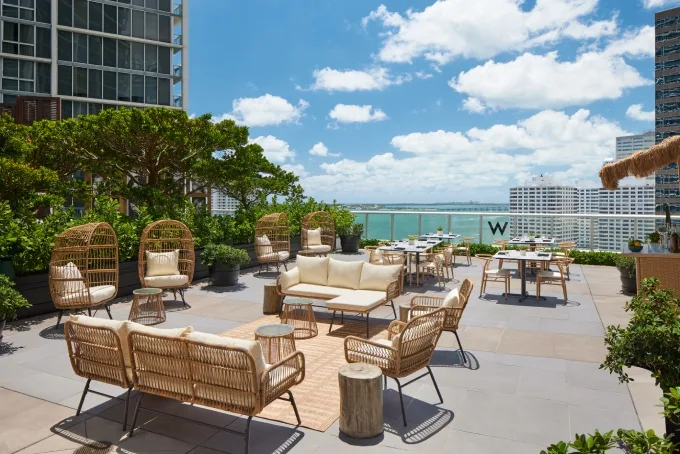 W Miami Hotel Debuts New Rooftop Restaurant, TULUM Rooftop Bar & Restaurant