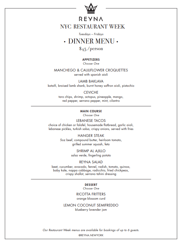 NYC Summer Restaurant Week 2024: Menus, Dates
