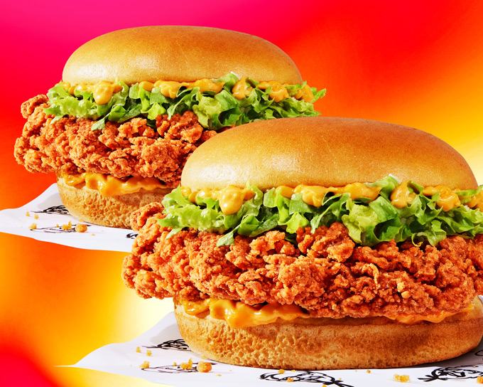 KFC Canada NEW Zinger Sandwich and Hot Wings - Foodgressing