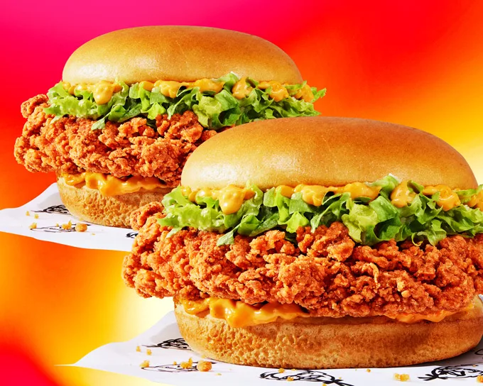 KFC Canada NEW Zinger Sandwich and Hot Wings