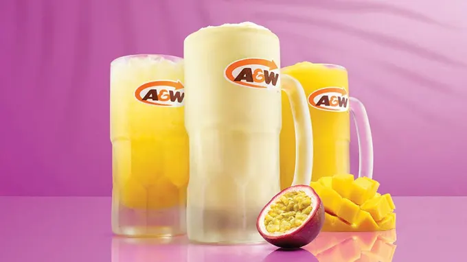 A&W Canada new Mango Passionfruit beverages