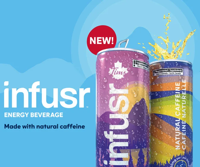 Tim Hortons Infusrs - NEW Energy Beverages