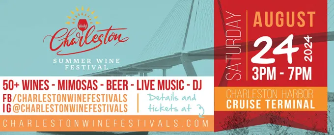 Charleston Summer Wine Festival happening August 24
