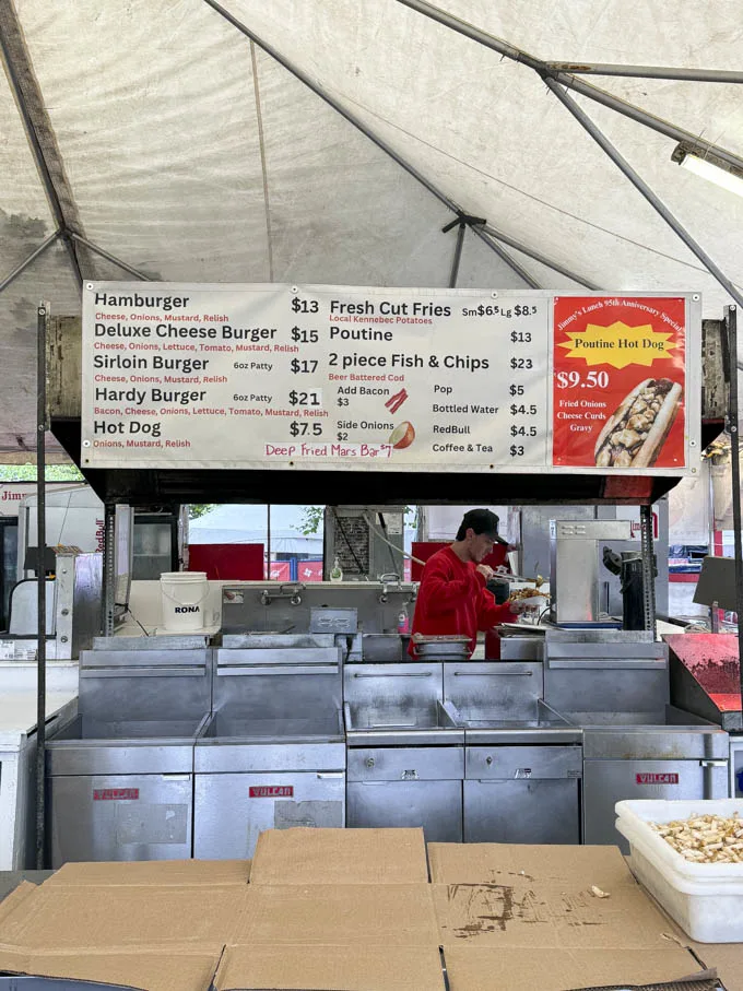 PNE 2024: Food and Drink Highlights, Menu