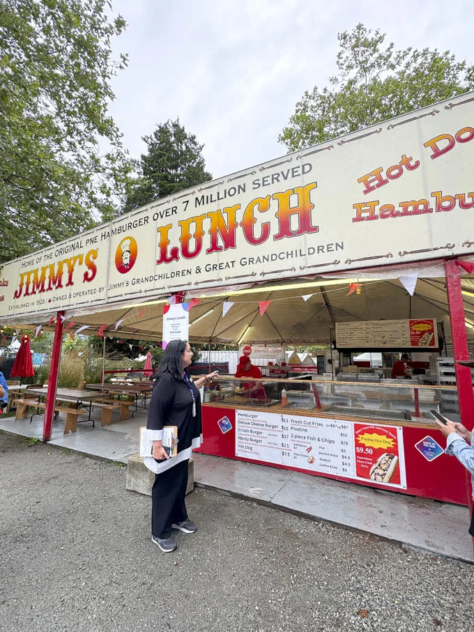 PNE 2024: Food and Drink Highlights, Menu