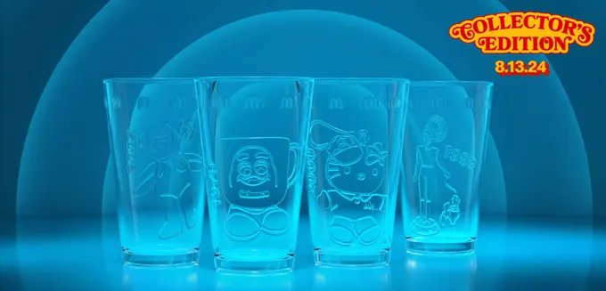 McDonald’s NEW Line of Nostalgic Glasses