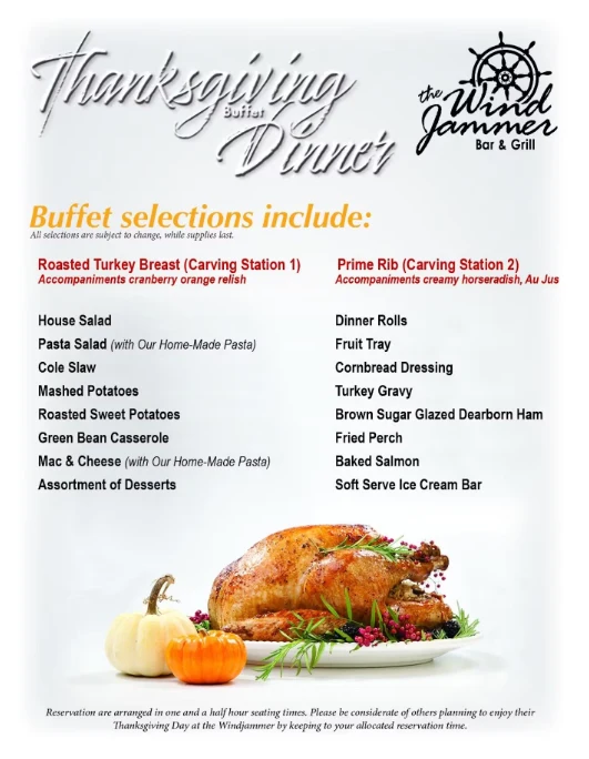 Thanksgiving Detroit 2024:  Dinner, Turkey To Go, Brunch