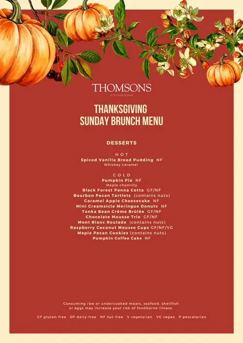 Thanksgiving Calgary 2024:  Dinner, Turkey To Go, Brunch