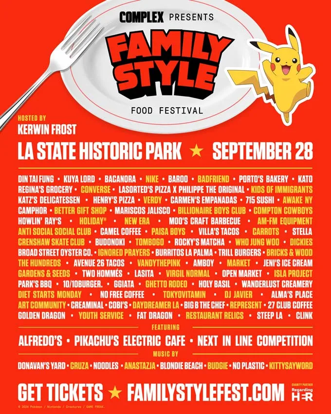 Family Style Food Festival Returns to Los Angeles September 28th