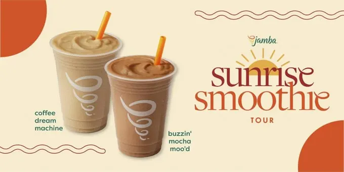 Jamba Launches Sunrise Smoothie Tour and Blended Coffees