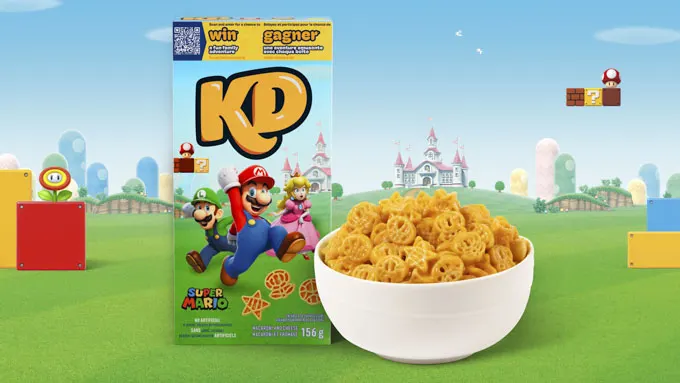 KD and Nintendo New Super Mario Power-Up Shapes Mac ‘n Cheese in Canada