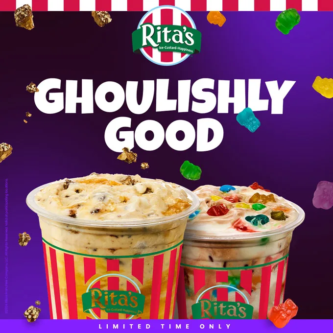 Rita's Italian Ice Introduces Two Spooky Halloween Concretes