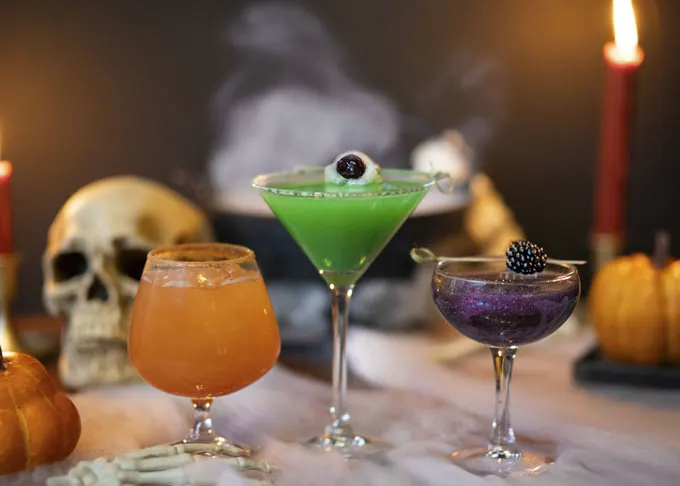 STK Steakhouse Halloween Cocktails Supporting Breast Cancer Research