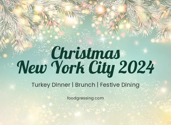 Celebrate Christmas in New York City with an array of festive dining options across the city’s renowned restaurants. From elegant afternoon teas to lavish Christmas dinners, New York’s dining scene offers holiday menus that embrace the magic of the season. Whether you’re planning a cozy brunch, a special dinner, or want to pick up a pre-cooked turkey for a feast at home, there are countless ways to make your holiday meal unforgettable. Here’s a roundup of the best Christmas dining and takeaway options in NYC.