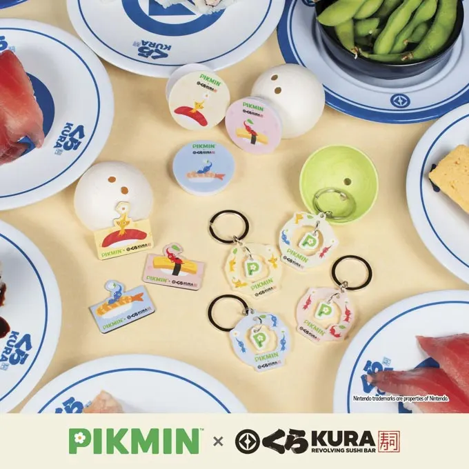 Pikmin-Themed Dining at Kura Revolving Sushi Bar USA