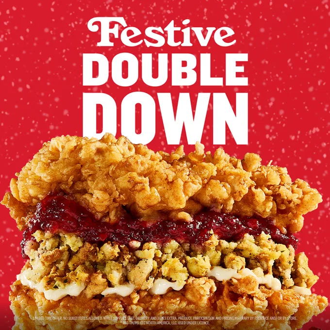 KFC Canada&rsquo;s Festive Menu Brings Holiday Cheer