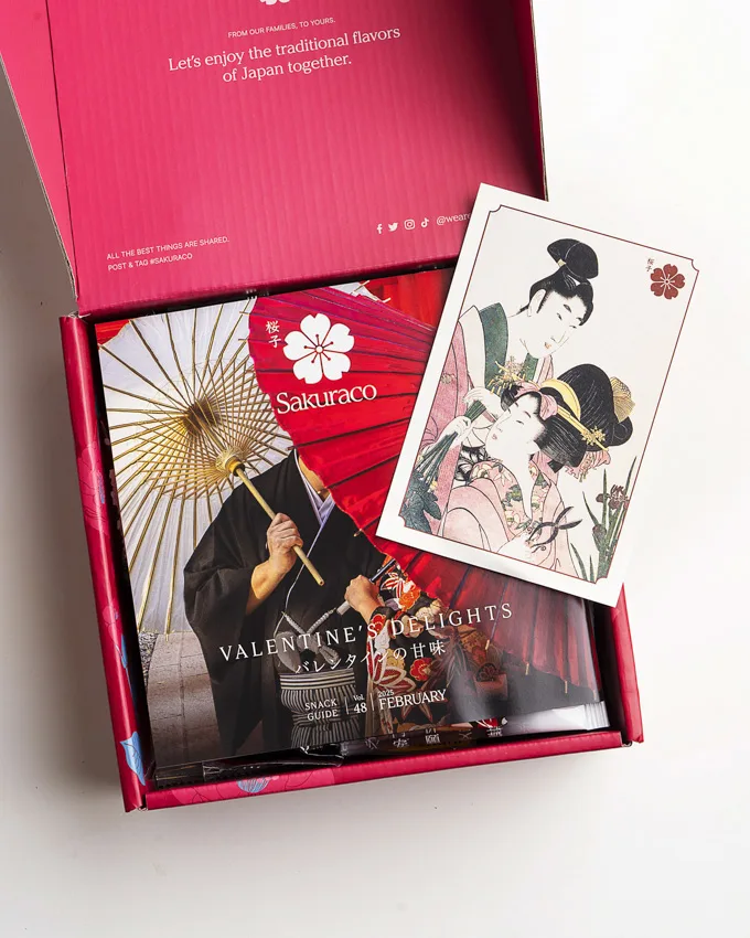Valentine's Delights Sakuraco Subscription Box