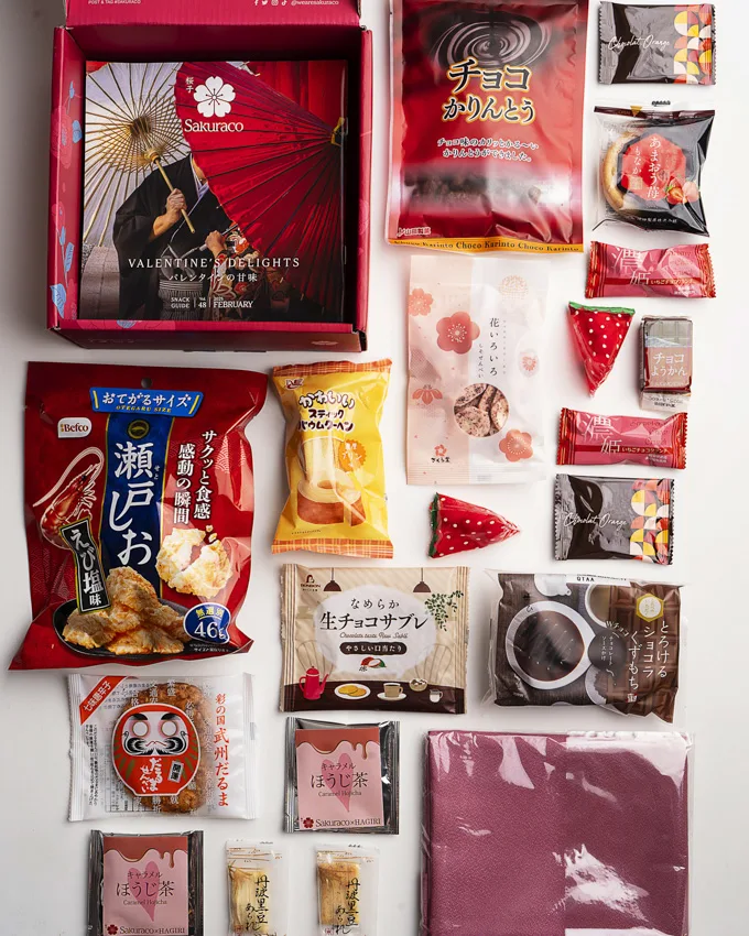 Valentine's Delights Sakuraco Subscription Box