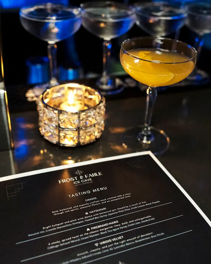Hotel Belmont Vancouver: Frost & Fable Ice Cave Pop-Up Cocktail Bar