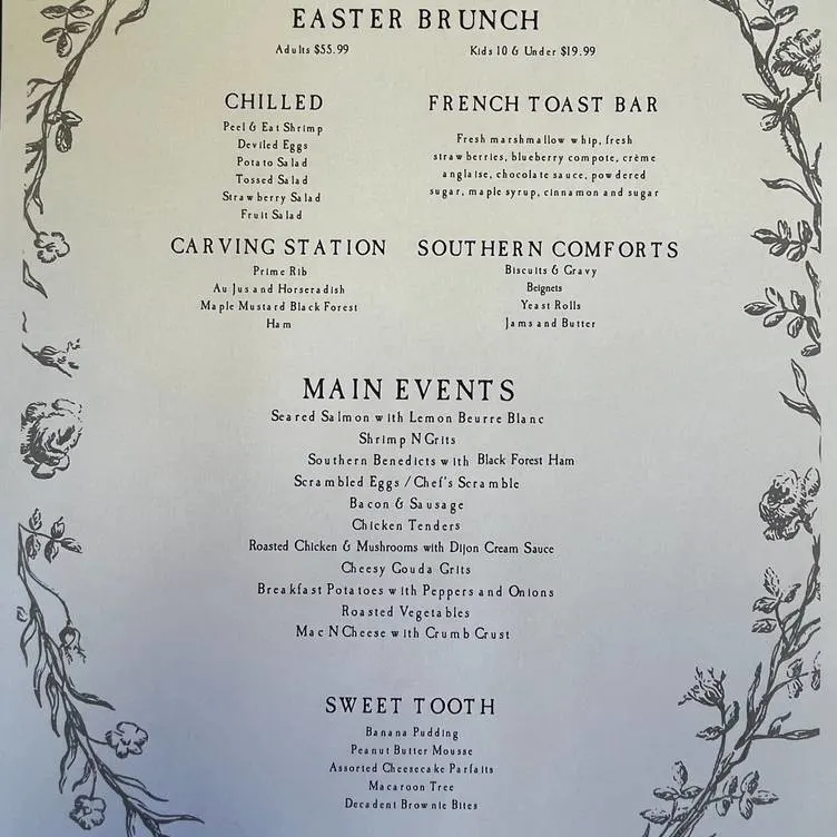 Easter Brunch  Nashville 2025, Lunch, Dinner, Events