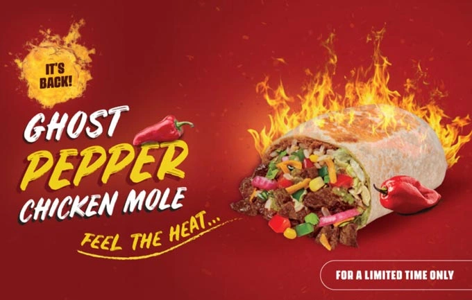 Ghost Pepper Chicken Mole Returns to Quesada Nationwide