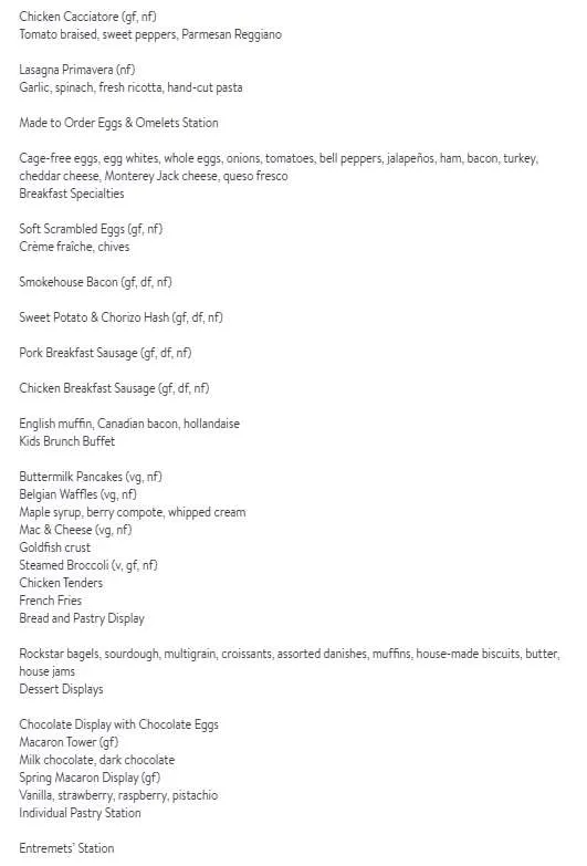 Easter Brunch Austin 2025, Lunch, Dinner, Events