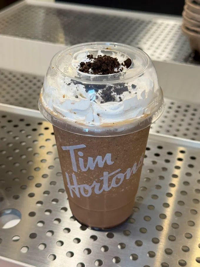 Tim Hortons Oreo Mocha Iced Capp: Price, Calories, Review