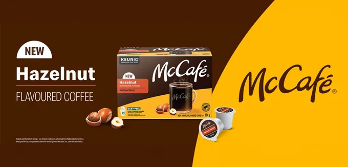 McCafé At-Home Adds Hazelnut Coffee to Their Canadian Lineup