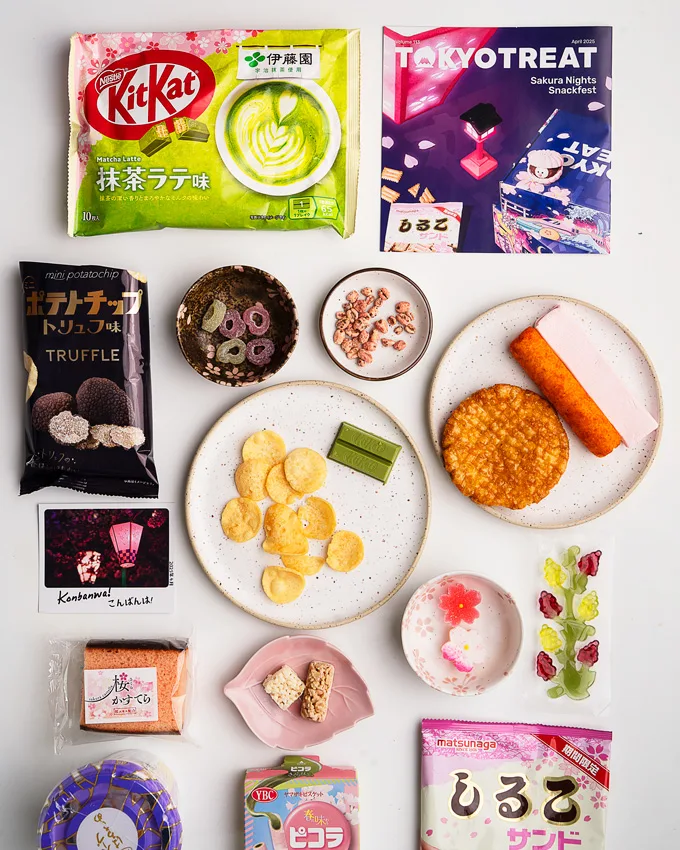 TokyoTreat’s April 2025 Box Highlights Cherry Blossom Season at Night