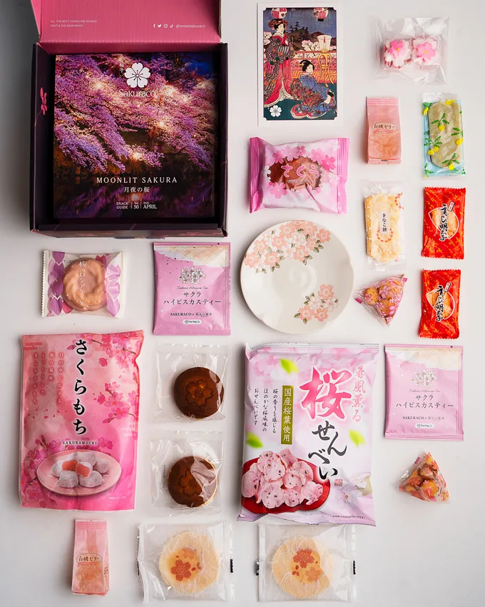 Moonlit Sakura: April 2025 Sakuraco Box Review