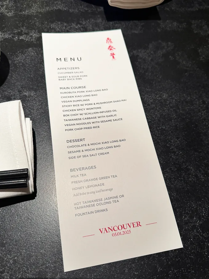 Din Tai Fung Arrives in Vancouver with Signature Xiao Long Bao