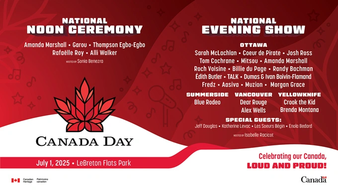 Ottawa to Host Full Day of Canada Day 2025 Celebrations