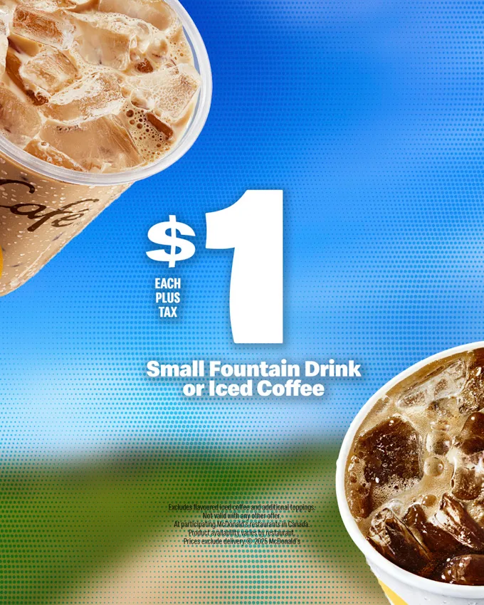 Summer Drink and Treat Days Return to McDonald’s Canada