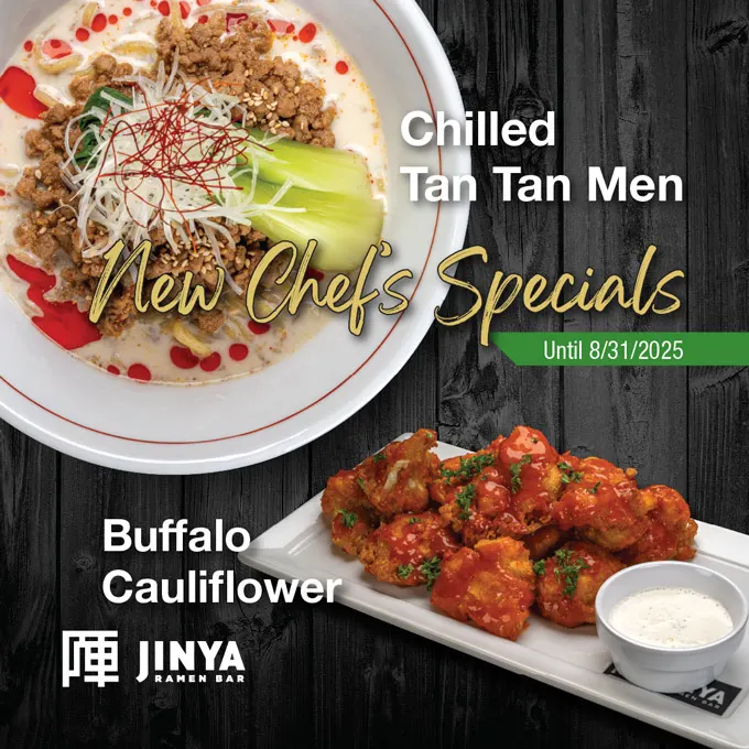 JINYA Ramen Bar Launches Summer Chef Specials